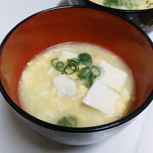豆腐とろとろ中華コーンクリームスープ